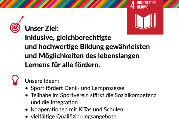 Nachhaltigkeitsziele im Schwimmsport